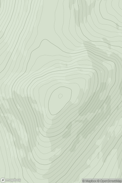 Thumbnail image for Slieve Snaght (Sliabh Sneachta) [North East Donegal] showing contour plot for surrounding peak